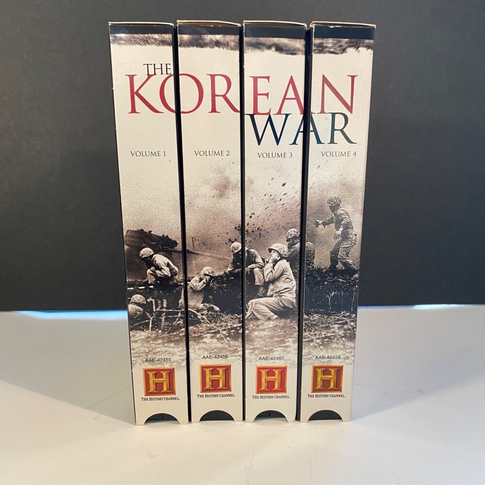 History Channel The Korean War 4 VHS Series Set
